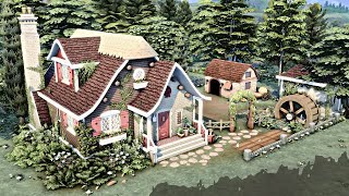 BRAMBLEWOOD COTTAGE 🍄 The Sims 4 Speed Build [upl. by Aim]