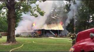 House Fire on South Kings Highway in Texarkana [upl. by Ymeraj]