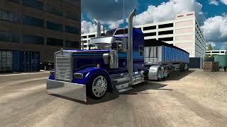 Free Kenworth W900 Flatglass Panels Hauled Evanston to Provo JBX2TAA Combo ATS PC 4K 152 [upl. by Nahte]