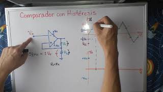 Comparador con Histéresis OPAMP [upl. by Rayner]