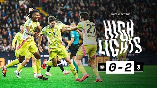 HIGHLIGHTS SERIE A  Udinese 02 Juventus  Crucial Thuram amp Savona’s Goal For the Win [upl. by Sumner]