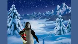 Silvester und Neujahr Glückwunschkarte mit Pinguin [upl. by Louanna]