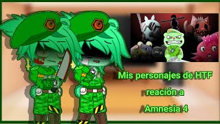 Mis personajes de HTF reación a Amnesia 4Kira HTF [upl. by Glennie206]