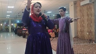 Bilkeesa Begum amp Ahad Trigami Kashmiri Song At jum [upl. by Htieh]