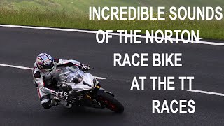 NORTON SG6 AT THE 2017 ISLE OF MAN TT RACES [upl. by Nawaj]