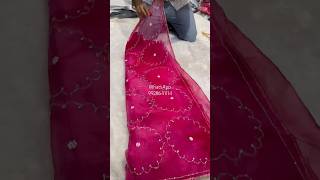 🔥Jaipuri Organza Saree Sale ytshorts shorts saree [upl. by Enelak506]