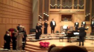 Personent Hodie  Wichita State University Christmas Candlelight Concert 12511 [upl. by Earazed]