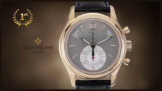 Часы Patek Philippe 5960R календарь хронограф корпус розовое золото Продажа в часовом ломбарде [upl. by Nosnej]