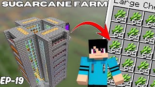 EP19  Make A Sugarcane Farm  Minecraft Survival Series 121 [upl. by Halsy]