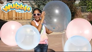 The Amazing Giant Wubble Bubble Ball Review and Play  B2cutecupcakes [upl. by Middlesworth]