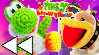 Poochy amp Yoshis Woolly World  ALL Movies in REVERSE [upl. by Anwahs369]