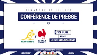 Annonce de la composition pour le match Australie  France [upl. by Morey478]