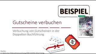 Gutscheine verbuchen Beispiel [upl. by Haydon]