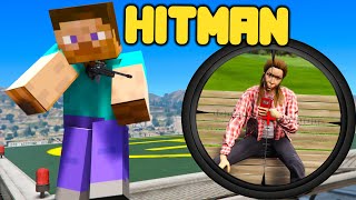 Minecraft Hitman Jobs in GTA 5 RP [upl. by Eanehs]