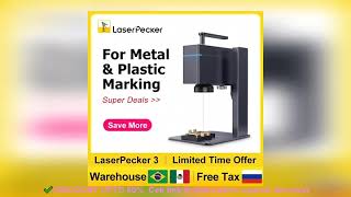 ✔️Laserpecker Laser Engraver Machine for Metal Plastic Portable Handheld Laser Eng [upl. by Nednerb]