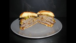 Oklahoma Joe Smoked Chedder Cheeseburger [upl. by Llerrit]