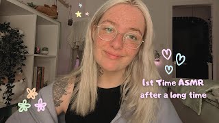 ASMR Tingly Whisper Rambling  1st time ASMR after long time [upl. by Kam391]