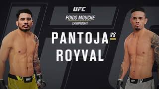 EA SPORTS UFC 4 Alexandre Pantoja vs Brandon Royval UFC 296 [upl. by Walther]