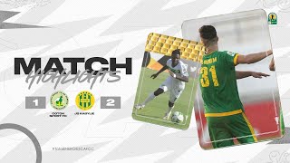 HIGHLIGHTS  Coton Sport FC 1  2 JS Kabylie  TotalEnergiesCAFCC [upl. by Lilhak]