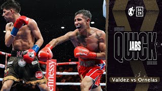 QuickJabs  Hector Valdez Jr vs Max Ornelas Controversial Decision Between Agile Boxer amp Puncher [upl. by Ynetruoc]