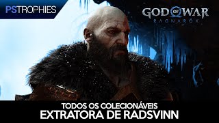 God of War Ragnarok  Localização de todos os Colecionáveis na EXTRATORA DE RADSVINN [upl. by Prochora131]