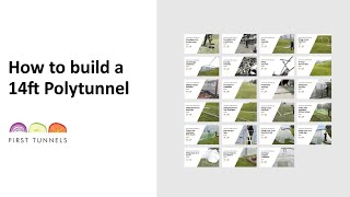 How to Construct a Polytunnel 14ft  Complete Guide [upl. by Ayeki17]