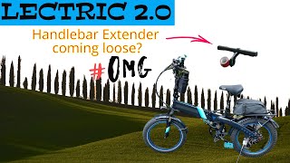 LECTRIC  Loose Handlebar ExtenderEasy fix [upl. by Yatnahc]