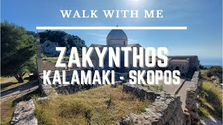 Zakynthos  Kalamaki Skopos return  Best Hike in Kalamaki  13 km  Greece [upl. by Raybin]