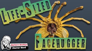 Life Sized Facehugger Vinyl Model Kit from Alien [upl. by Dearden]