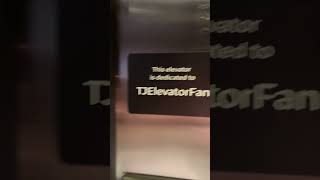 New Updated 2023 TJElevatorfan Elevator Dedication Plaque [upl. by Hilda]