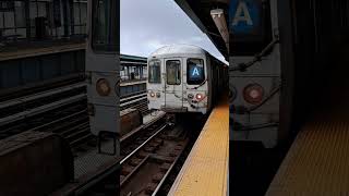 Lefferts Boulevard Bound R46 A train entering and leaving 80th Street [upl. by Psyche471]