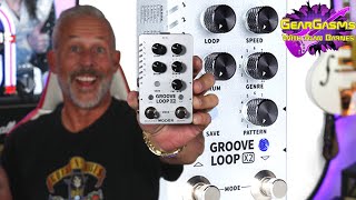 Best Looper Pedal With Drum Machine  Mooer Groove Loop X2 [upl. by Wyck]