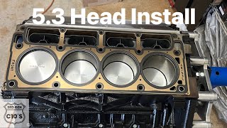 53 Head Install and Torque SpecSequence [upl. by Wong]