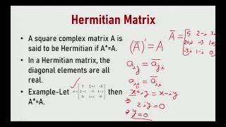 Engg Mathematics  I Complex Matrices  AKTU Digital Education [upl. by Marje]