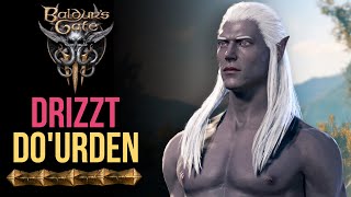 Baldurs Gate 3 Character Creation  Drizzt DoUrden Inspired Drow Male Modded [upl. by Hosea]