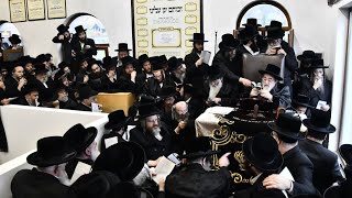 Viznitz Rebbe Visits The Tziyun Of The Tzemach Tzedek On The YahrtzeitDay [upl. by Eanore]