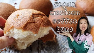 VEGAN MEXICAN COFFEE BUNS ROTIBOY SATURDAY MORNING BAKES VEGAN RECIPE 墨西哥包 [upl. by Attenaz]