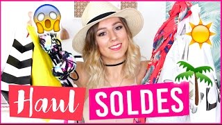 BIG HAUL SOLDES DÉTÉ → Sephora Asos Bershka HampM Banana moon Etam [upl. by Annoiek]