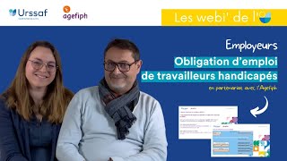 Webinaire  Obligation demploi des travailleurs handicapés [upl. by Remliw]