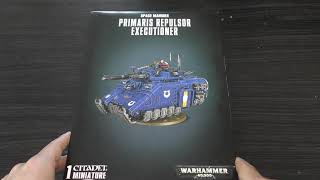 Space Marine Primaris Repulsor Executioner  Unboxing WH40K [upl. by Oribel]