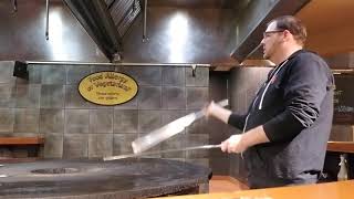 Sword tricks bds Mongolian grill [upl. by Drof785]