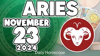 𝐀𝐫𝐢𝐞𝐬 ♈ 🔞A DECEASED MAN LEAVES YOU AN INHERITANCE ⚰️💵 Horoscope for today NOVEMBER 23 2024 🔮zodiac [upl. by Obelia495]