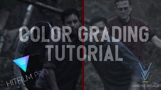 Color Grading A Short Film  Hitfilm Pro Tutorial [upl. by Onairotciv434]