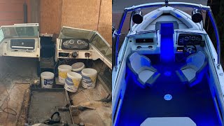 Sea Ray Seville Bowrider 89 restoration process [upl. by Sternberg]