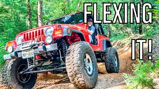 1 Ton LJ and JLUR and 4Runner IFS MAX Flex on Chaos Canyon at Barnwell Mountain 2020 [upl. by Ettennek]