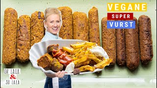 WURST das beste Rezept❗️Vegan amp ganz schnell selber machen ⭐️ so wissen wir was drin ist 😍 so lecker [upl. by Anahsek]