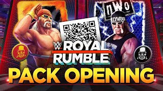 Can I Get Both HULK HOGAN Cards Huge ROYAL RUMBLE Pack Opening  WWE SuperCard [upl. by Aillimat]