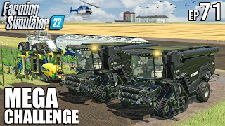 SOYBEANS HARVEST and LOAD with IDEAL  MEGA Challenge  Farming Simulator 22 71 [upl. by Nesaj]