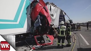 LKW Unfall mit Folgeunfall auf der A3 [upl. by Aara]