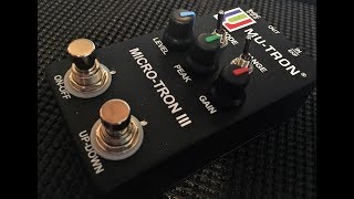 MuTron Micro Tron III  Short Demo [upl. by Aleehs]